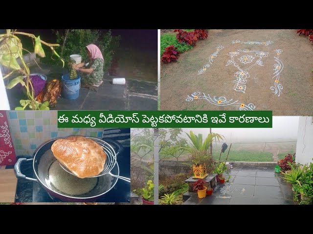 Vlog//వారం నుంచి వీడియోస్ పెట్టకపోవడానికి కారణం//ఊరు వెళ్లే ముందు నా హడావిడి