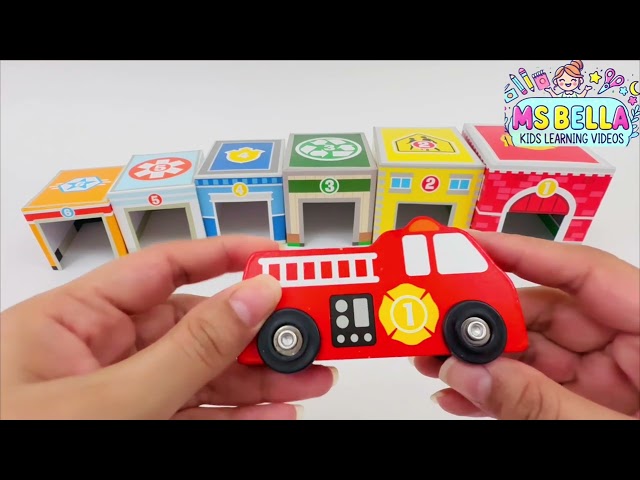 Colorful Cars |Community Building and their cars | Learning videos for kids