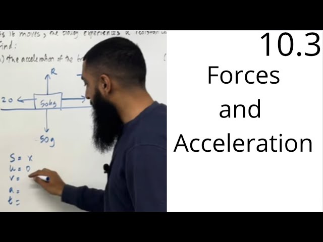 Edexcel AS Level Maths: 10.3 Forces and Acceleration