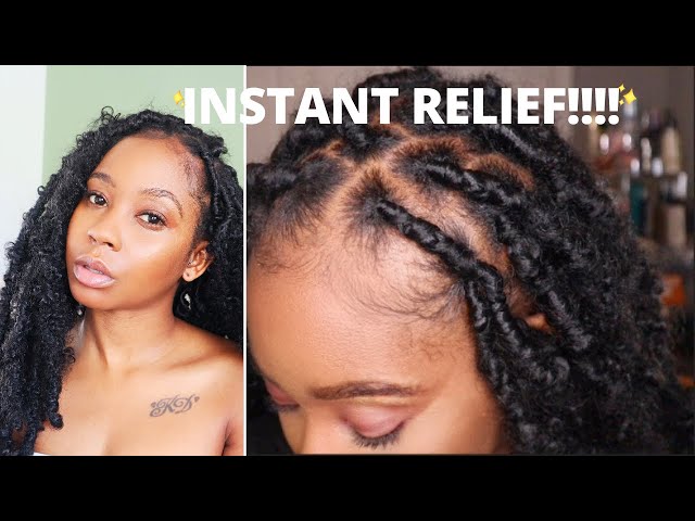 How to Loosen Stiff/Sore Faux Locs & Braids FAST!! HawaBunga