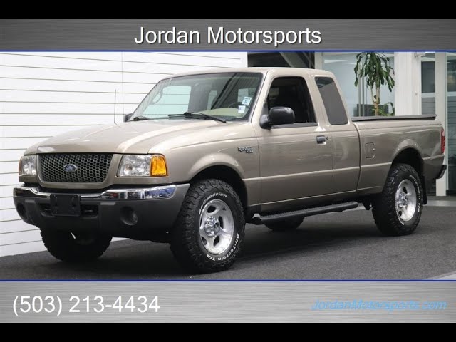 #15404 2003 FORD RANGER XLT 4X4 V-6 4.0L ONLY 46K MLS 1-OWNER ZERO RUST LIKE NEW FRESHLY SERVICED