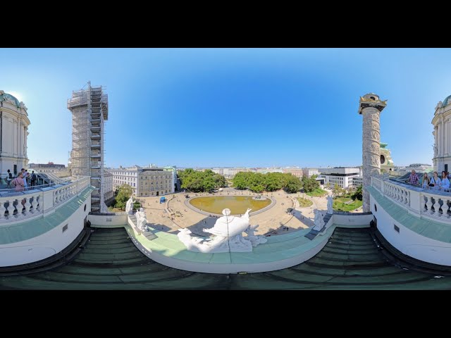 🇦🇹360°Vienna, Austria: St. Charles' church (upper) 奧地利 維也納 卡爾教堂 Wien Karlskirche