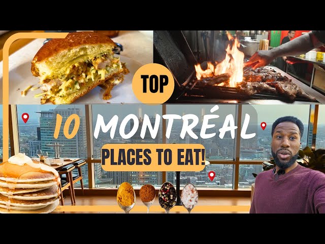 10 MUST EAT restaurants in MONTREAL . Food Travel 🇨🇦