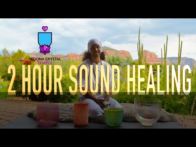 2 Hour Crystal Singing Bowl Healing Sound Bath with Bird Song