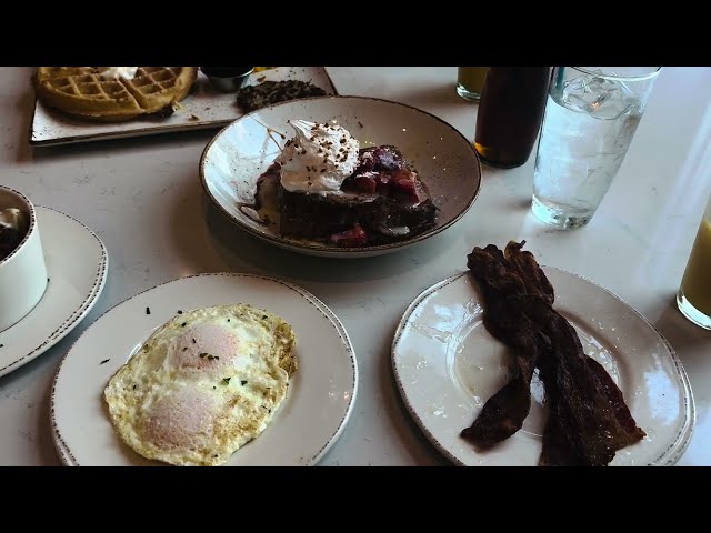 Our Big Breakfast 🍳 😋 #foodie #florida#breakfast ast