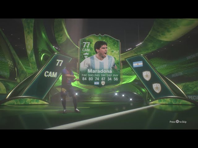 77 DIEGO MARADONA Grassroot Greats Walkout Animation - EA SPORTS FC 25