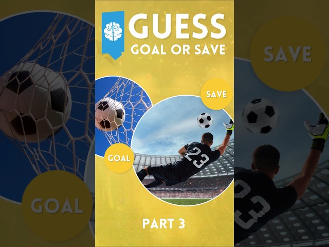 Goal or Save, part 3 #soccer #football #goal