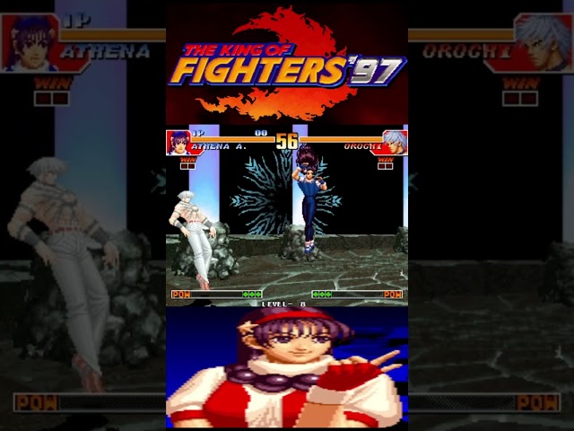 Athena VS Orochi (KoF '97)