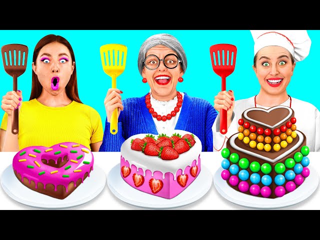 Me vs Grandma Cooking Challenge | Delicious Kitchen Hacks by TeenTeam Challenge