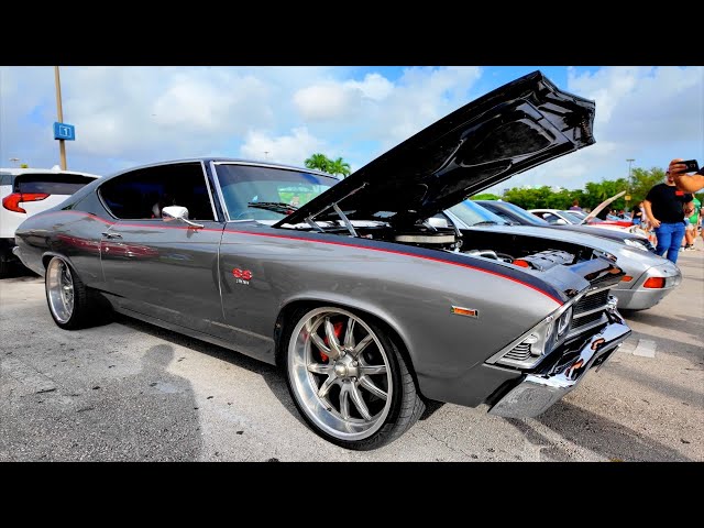 INCREDIBLE MASSIVE CLASSIC CAR SHOW! Muscle Cars, Classic Street Rods, Restomods, Supercars