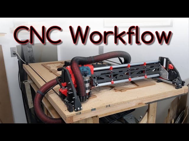 Workflow of a CNC project - LowRider CNC v3 -