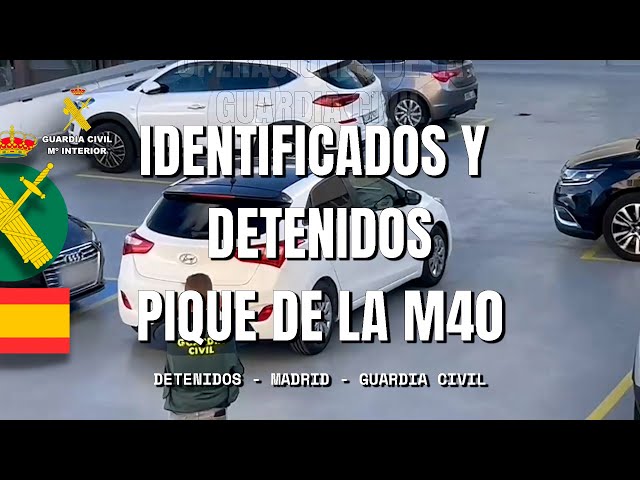 La Guardia Civil identifica y detiene a los autores de la conducción temeraria de la M-40