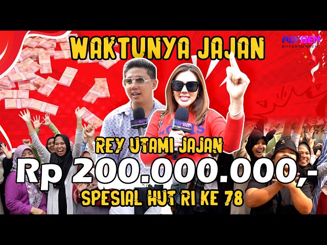 WAKTUNYA JAJAN! REYUTAMI JAJAN 200 JUTA SPECIAL HUT RI KE 78 #reyutami