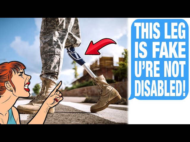 Karen Harassed Army Vet On Train & Pulls His Prosthetic Leg, Claims He's "Fake Disabled"!