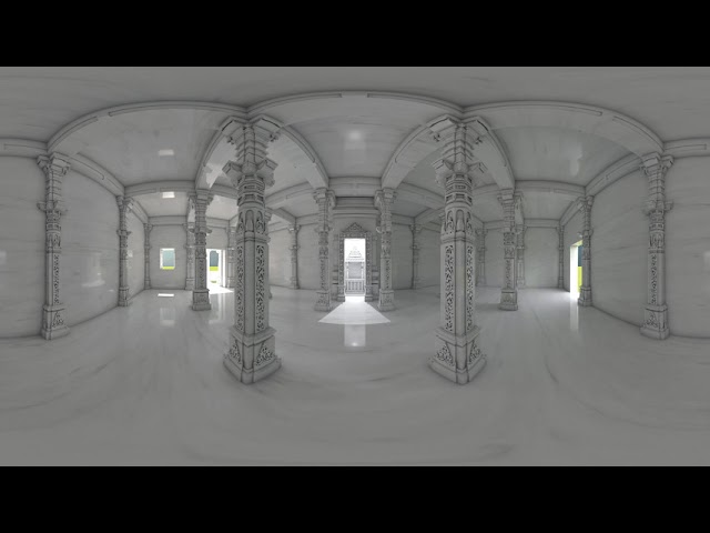 360 Hindu Temple Interior