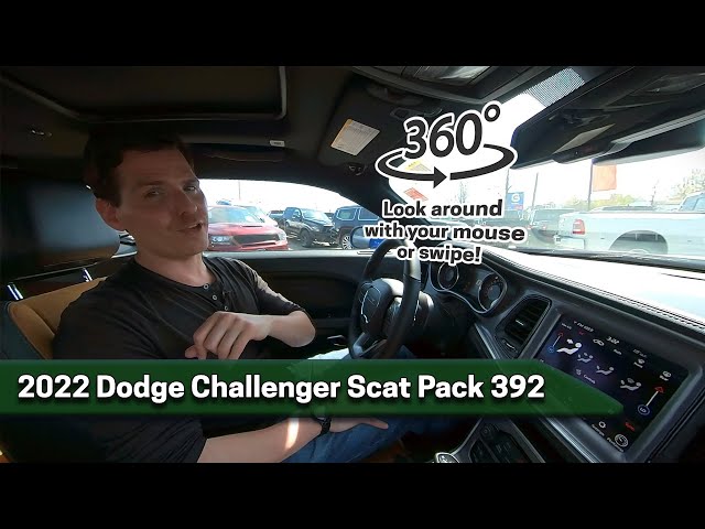 2022 Dodge Challenger Interior and Test Drive in 360 VR