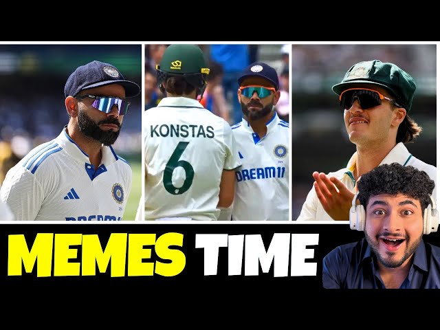 MEMES OF KOHLI & KONSTAS FIGHT | IND VS AUS | Umair Ayub Chaudhary