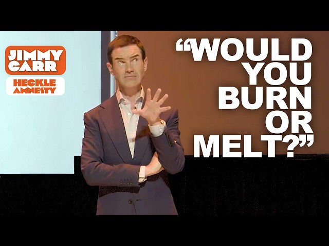 The Audience Give a Round of Applause For Brutal Heckle! | Jimmy Carr