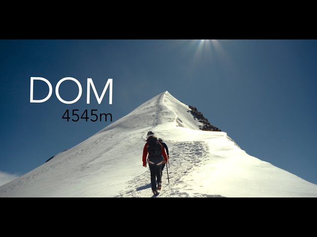 Climbing Dom - One of Switzerlands highest Peaks