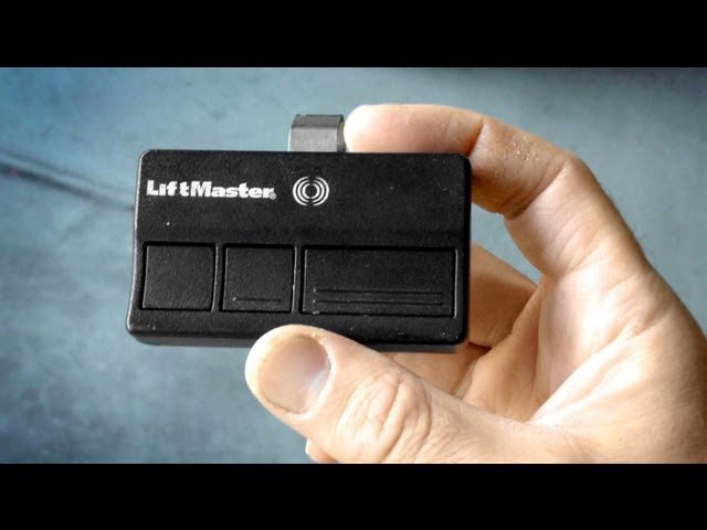 How to program a Garage Door Remote & change battery LiftMaster Chamberlain