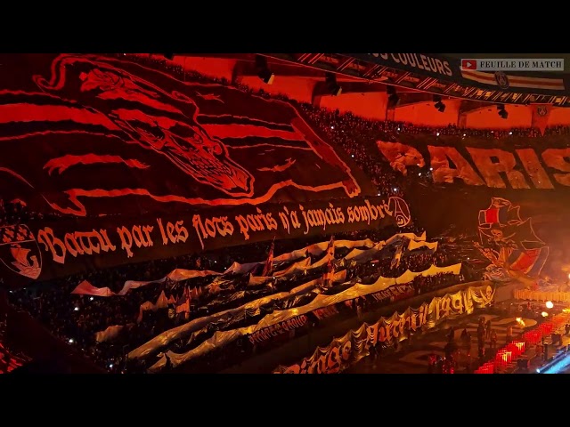 Fluctuat Nec Mergitur, the tifo of PSG Manchester City [22-01-2025]