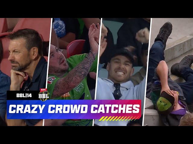 The Best #BBL14 Crowd Catches 🤩