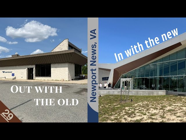 Opening day at Amtrak's newest station: Newport News, VA