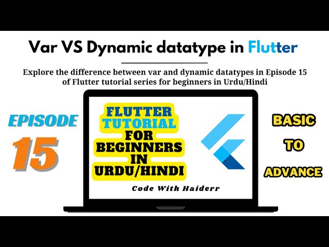 Var VS Dynamic datatypes in Flutter | Episode 15