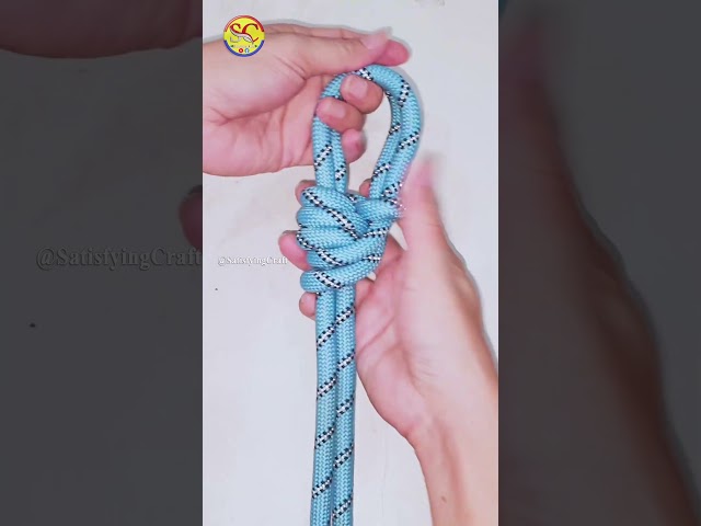 How to tie knot diy at home, rope tip tutorial ep2560