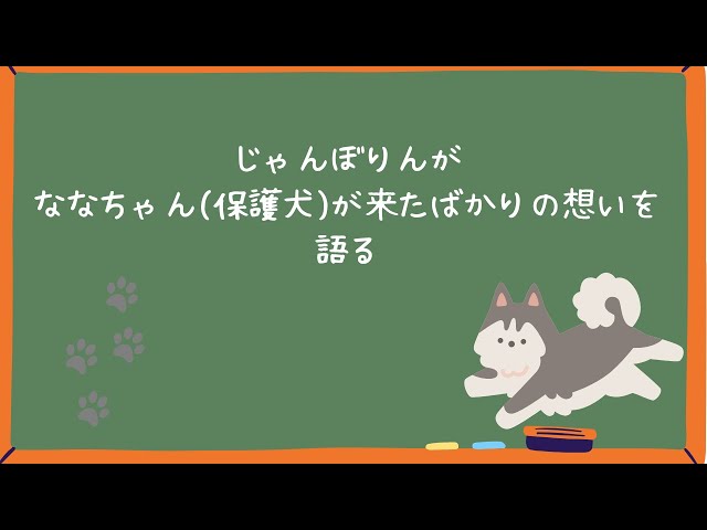 2024/09/28【ポッドキャスト】じゃんぼりんよりがななちゃんが来た時をを語る