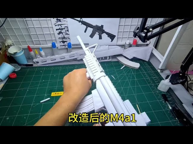 改造后的M4a1，换个弹夹就是好看多了