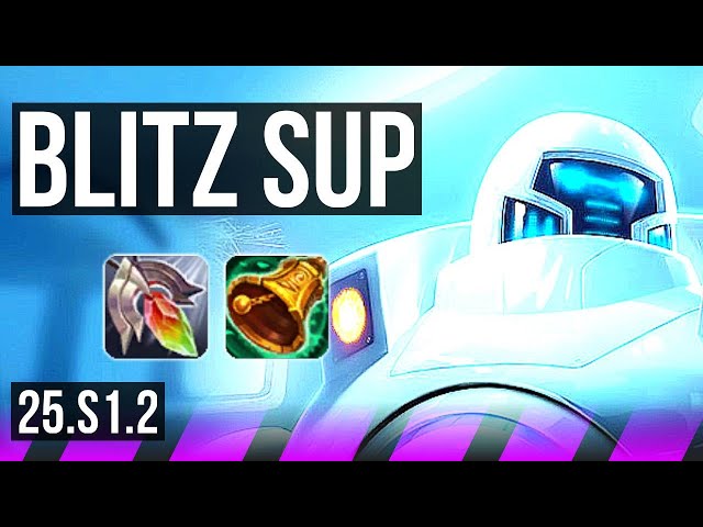 BLITZCRANK & Kalista vs RELL & Xerath (SUP) | 16k DMG | KR Master | 25.S1.2