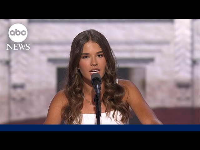 Kai Trump speaks on her grandfather’s assassination attempt at the RNC