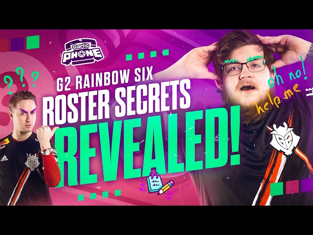 G2 R6 Roster Secrets Revealed! | Gartic Phone with UUNO, Kanto, Virtue, CTZN and Kayak