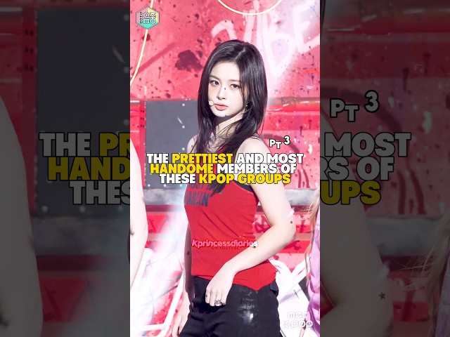 The prettiest vs the most handsome members of these kpop groups #kpop #shorts