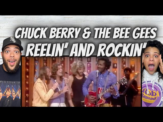 SPEECHLESS!| FIRST TIME HEARING Chuck Berry & The Bee Gees -  Reelin' And Rockin' REACTION