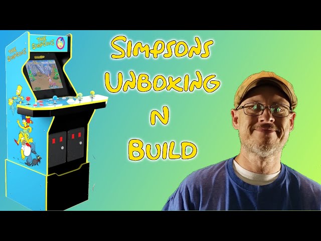 HISTORY of the Arcade1up Simpson Mod, and me Unboxing my cab!