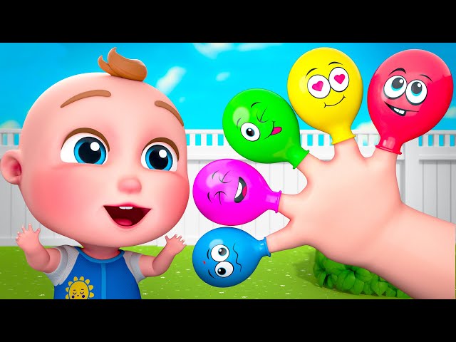 Finger Family Where Are You? - Balloon Finger Song And More | Super Sumo Nursery Rhymes & Kids Songs