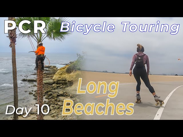 Exploring Los Angeles Beaches and surviving traffic – Ep 10 Pacific Coast Bicycle Tour