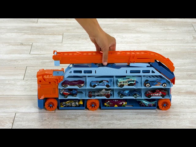 Грузовик-автотрек «Десантирование с воздуха» Hot Wheels: Basic (Mattel HDY92)