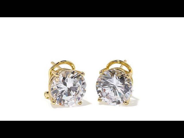 Joan Boyce "Joan's Studs" 11ctw CZ Round Stud Earrings