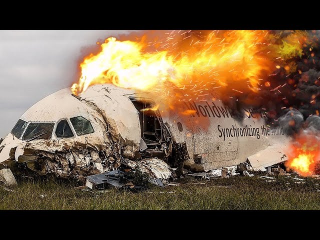 Air bus a380 airplane collide & crashed after engines failure - GTA 5