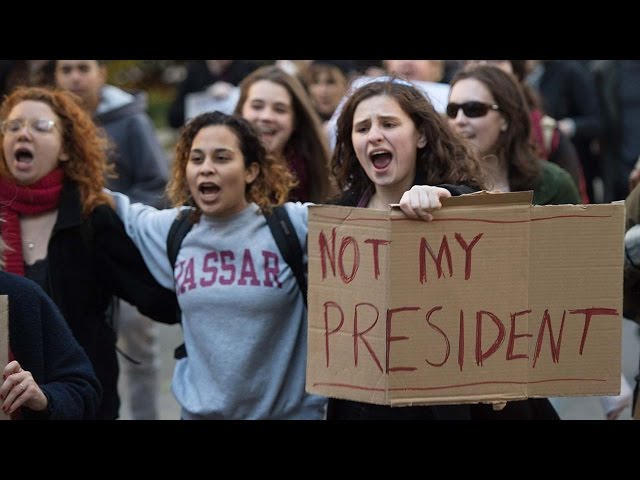 360 video | Step into a Trump protest rally