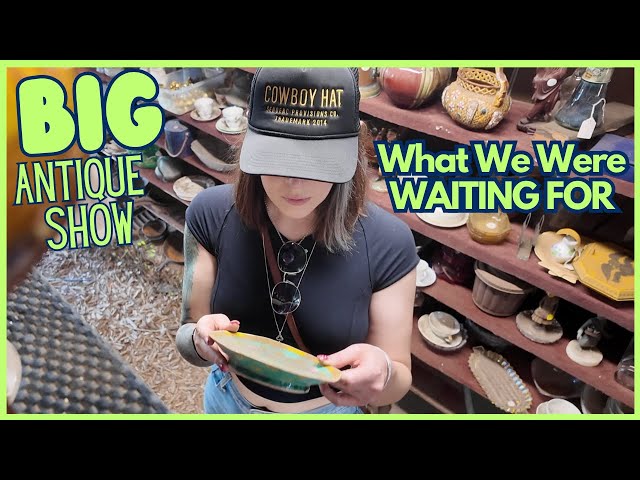 What We Were WAITING FOR | HUGE Outdoor Antique Show | Shop With Me Reselling