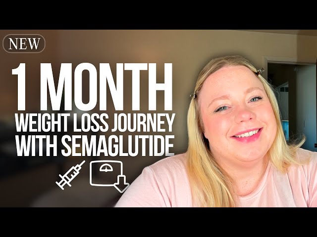 1 Month Weight Loss Journey With Semaglutide! | Patient POV