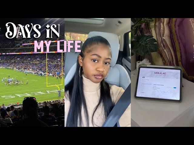 REALISTIC WEEK IN MY LIFE ᥫ᭡ nfl game, getting organized, new foods + more