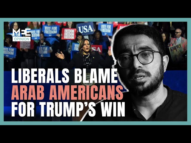 White liberals are blaming Arab Americans for Trump's victory, instead of looking inwards