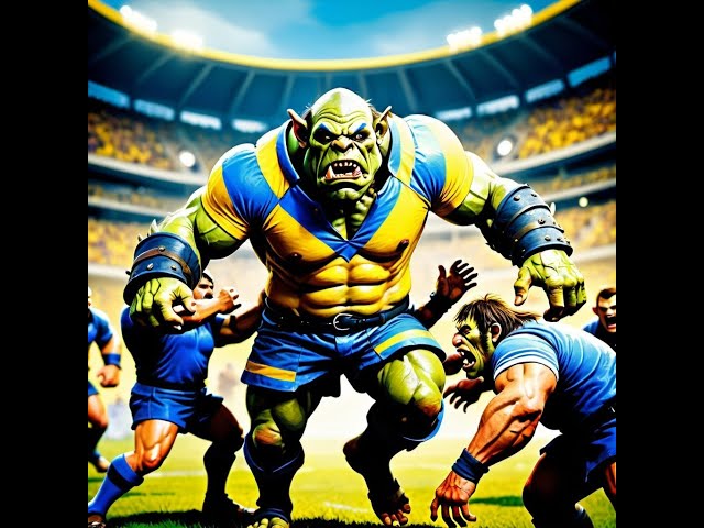 Blood Bowl 3. Trident Bowl VII. Group A_5. Orks VS Norse