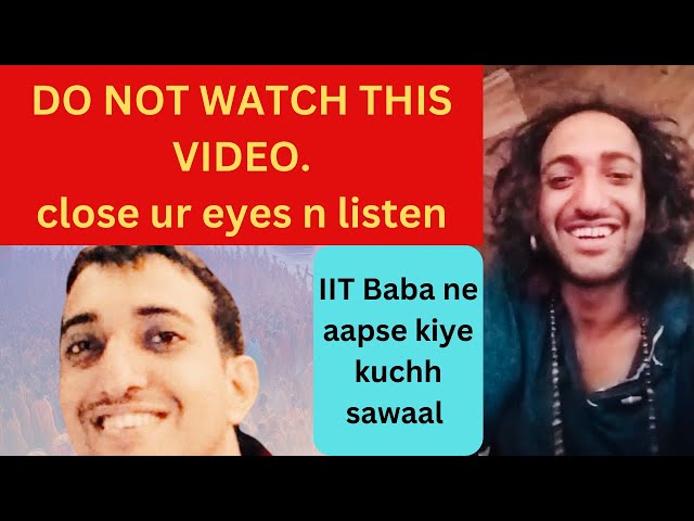 क्या सच में सब कुछ गलत हो रहा है? IIT बाबा अभय सिंह का समाज से सवाल…A MUST WATCH VIDEO OF IIT BABA 😢