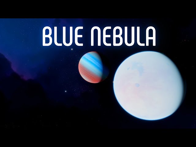 Space Engine - Blue nebula 4K